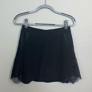 Madewell Black Silk Skirt Size 4